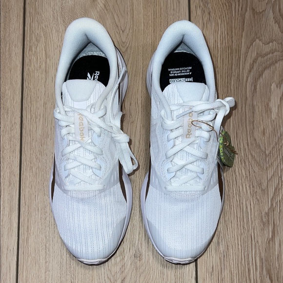 Reebok Shoes - NWT - Reebok Energen Tech Plus Women's White & Gold Running/Course Athletic Shoe
